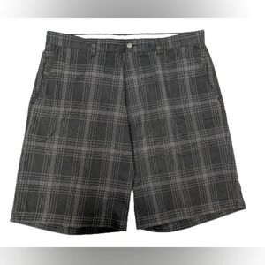 Callaway men's black plaid golf shorts size 38